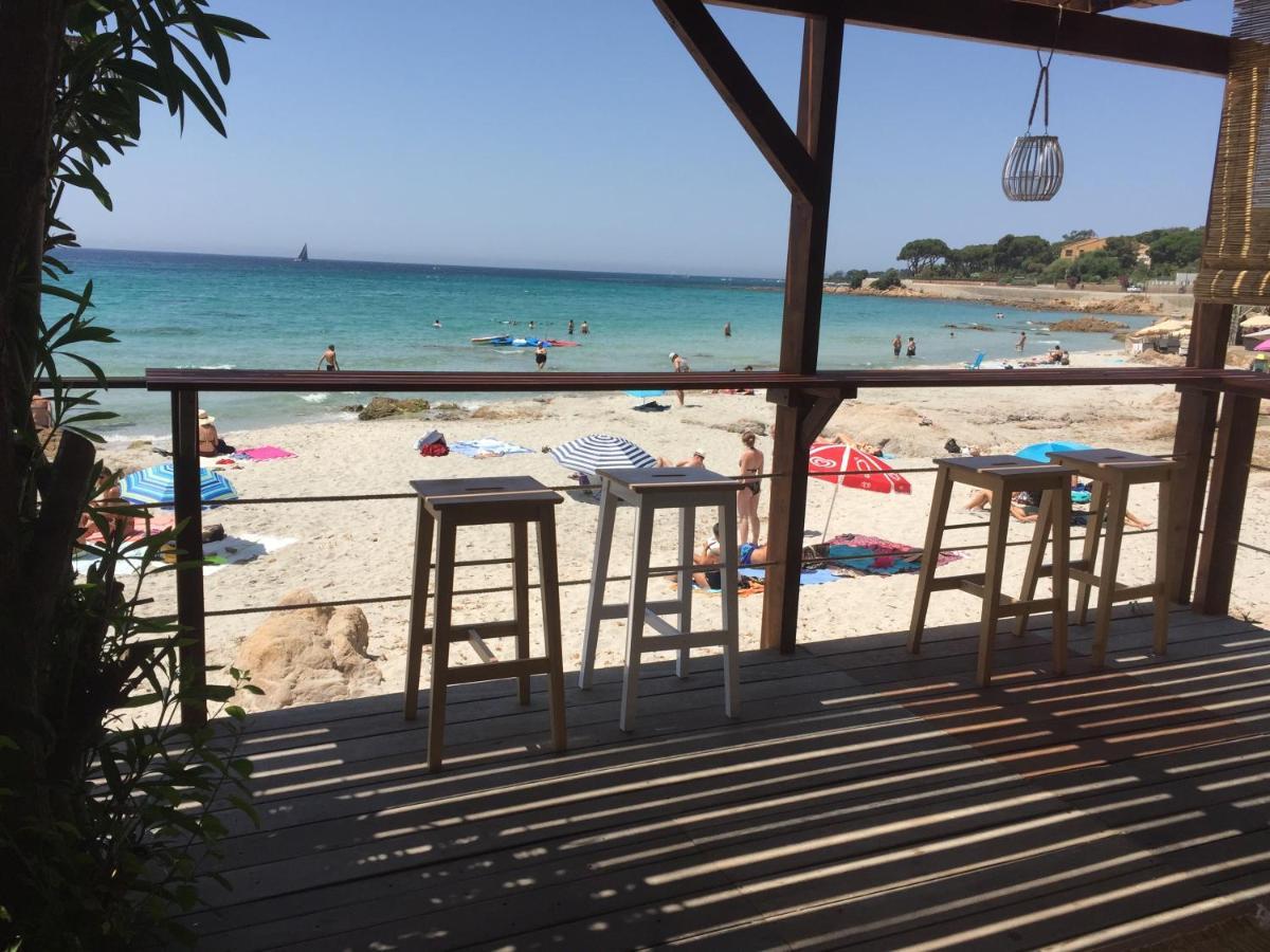 Ajaccio Magnifique T2 37M2 Centre Ville Vue Mer Au Bord De La Plage Neuf 4 Couchages Balcon Parking Prive Ferme Clim Wifi 外观 照片