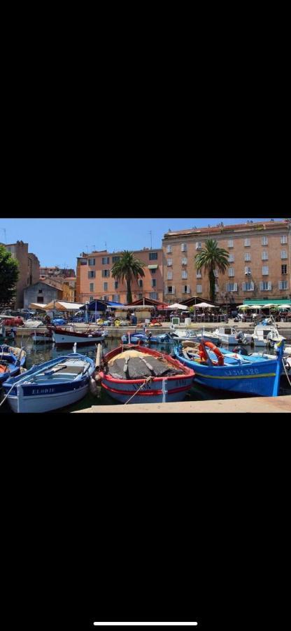 Ajaccio Magnifique T2 37M2 Centre Ville Vue Mer Au Bord De La Plage Neuf 4 Couchages Balcon Parking Prive Ferme Clim Wifi 外观 照片